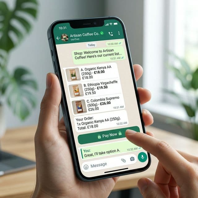 Sell directly on WhatsApp